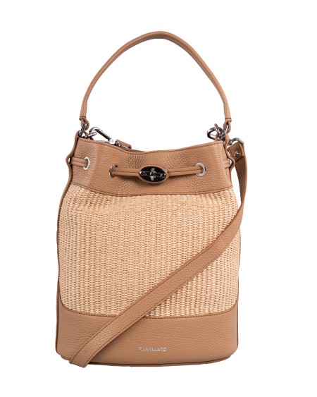 Shop ZANELLATO  Borsa: Zanellato borsa a secchiello "Monda" S in pelle e rafia.
Modello in pelle di vitello martellata.
Manico in pelle.
Chiusura magnetica.
Tasca interna piatta.
Due tasche piatte interne.
Fodera in tessuto.
Hardware in metallo argentato.
Dimensioni: Larghezza 22 cm, Altezza 28 cm, Profondità 14 cm,
Composizione: 100% pelle di vitello.
Made in Italy.. 068980 S 2030000-Z0297
